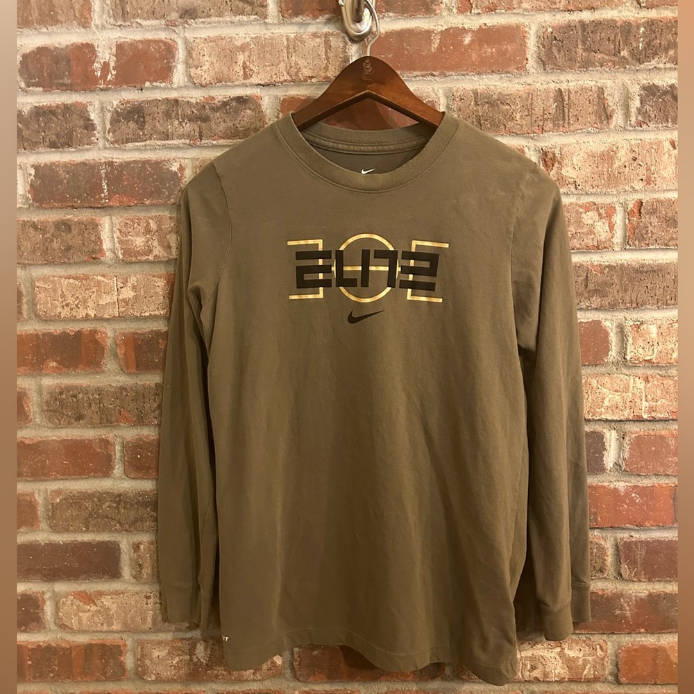 Nike Elite long sleeve tee youth size L